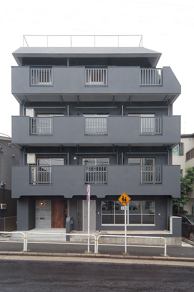 不動前の集合住宅