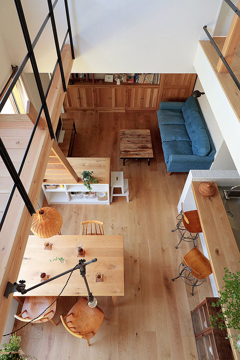 本とともに暮らす家