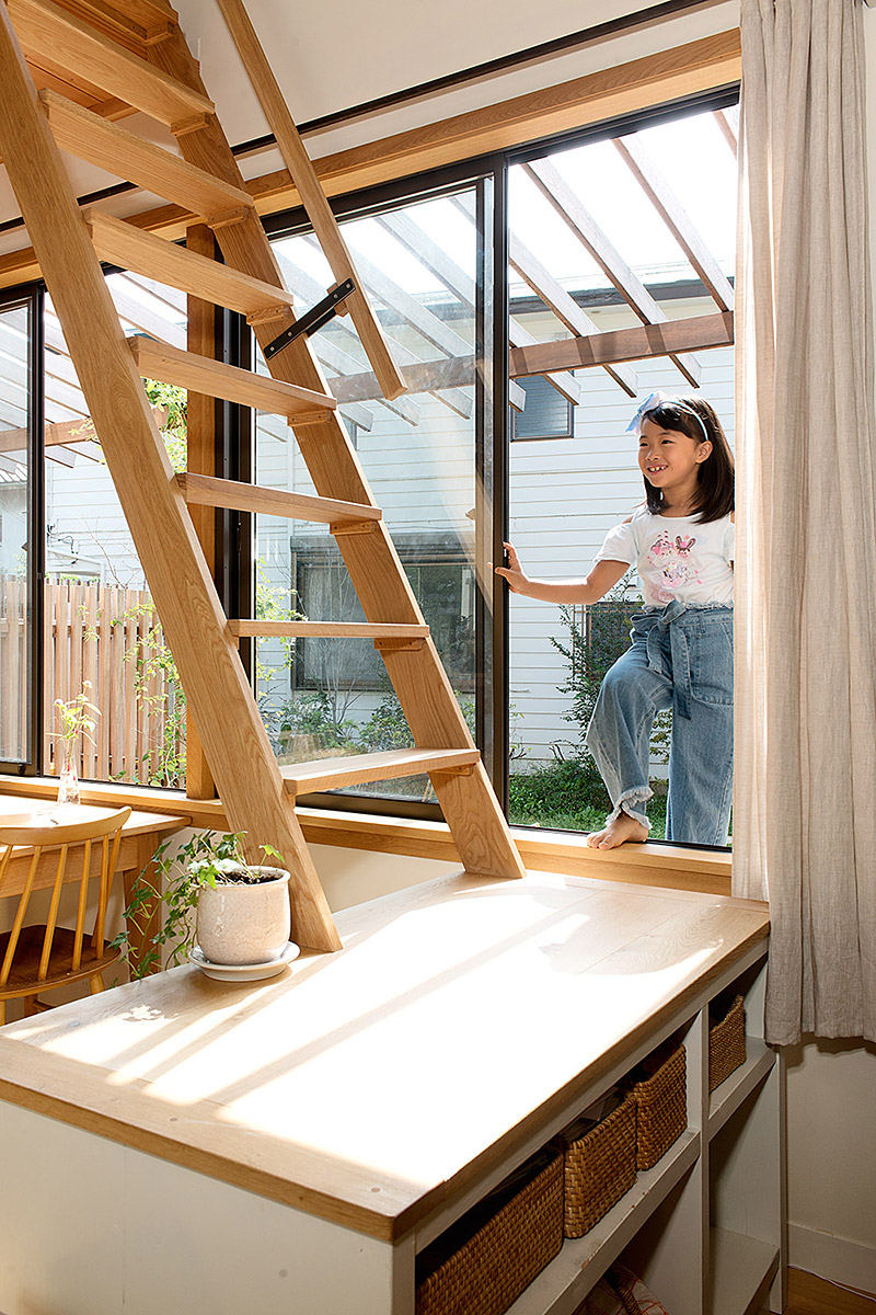 本とともに暮らす家