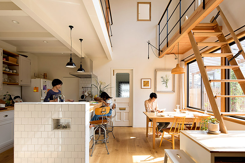 本とともに暮らす家