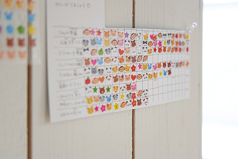 ざらいた壁の家